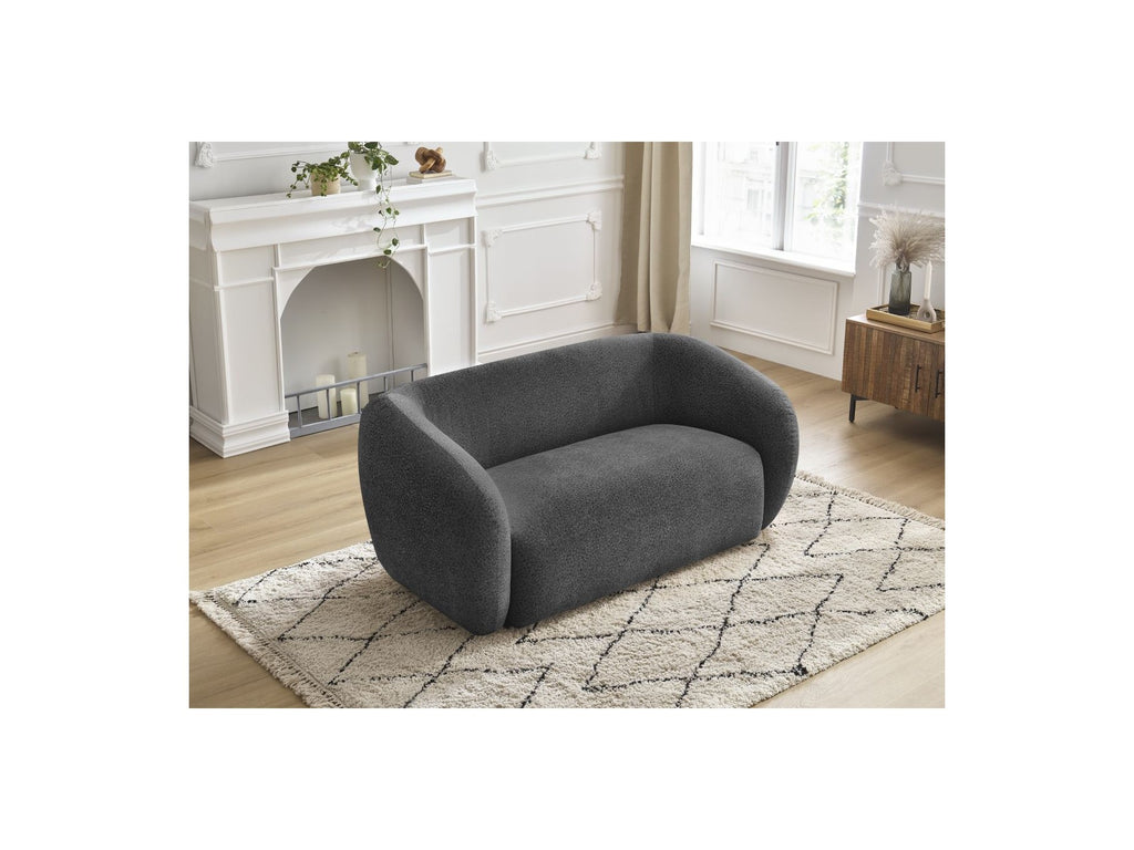 Celine - Canapé Droit Fixe 2 Places - Tissu Texturé