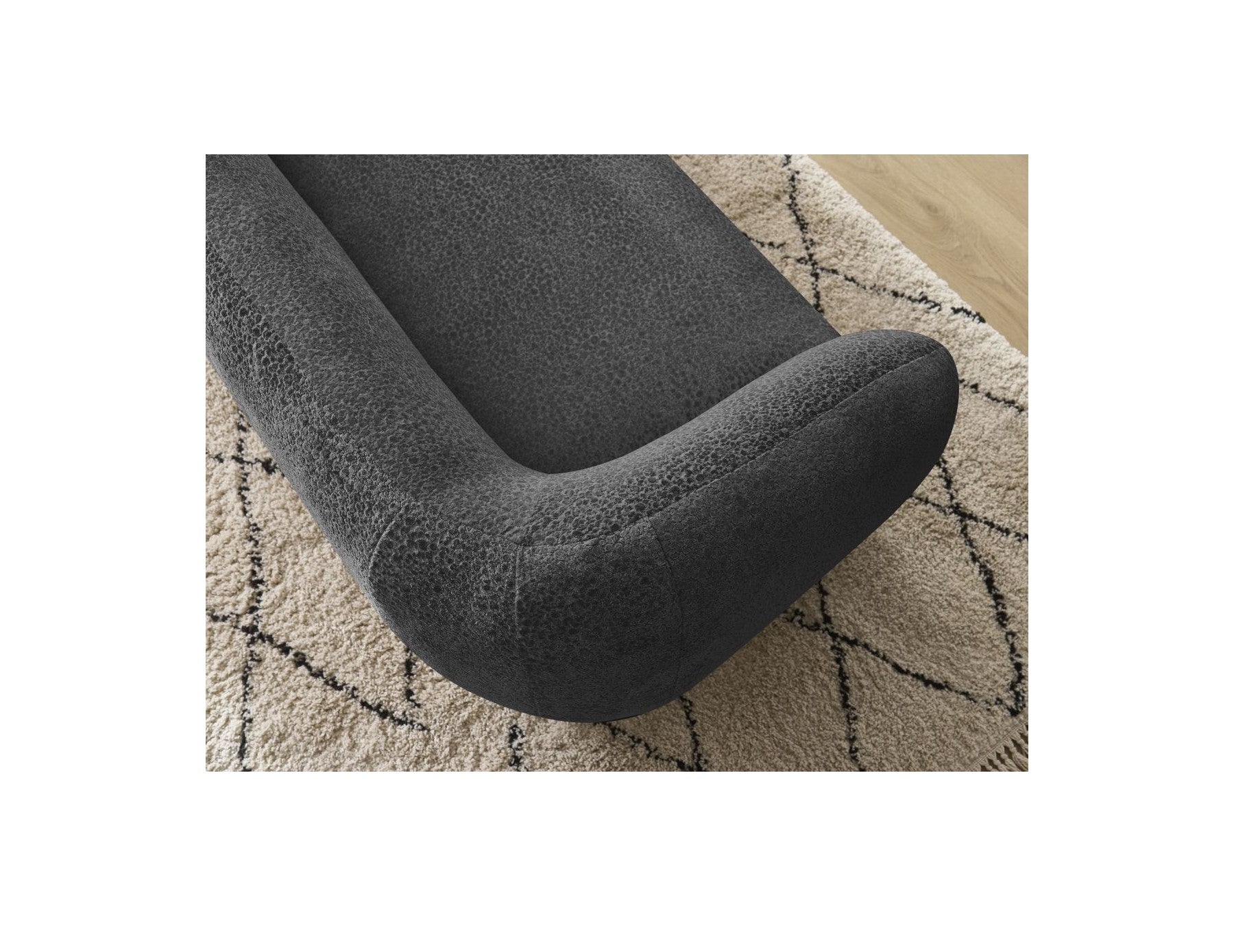 Celine - Canapé Droit Fixe 2 Places - Tissu Texturé