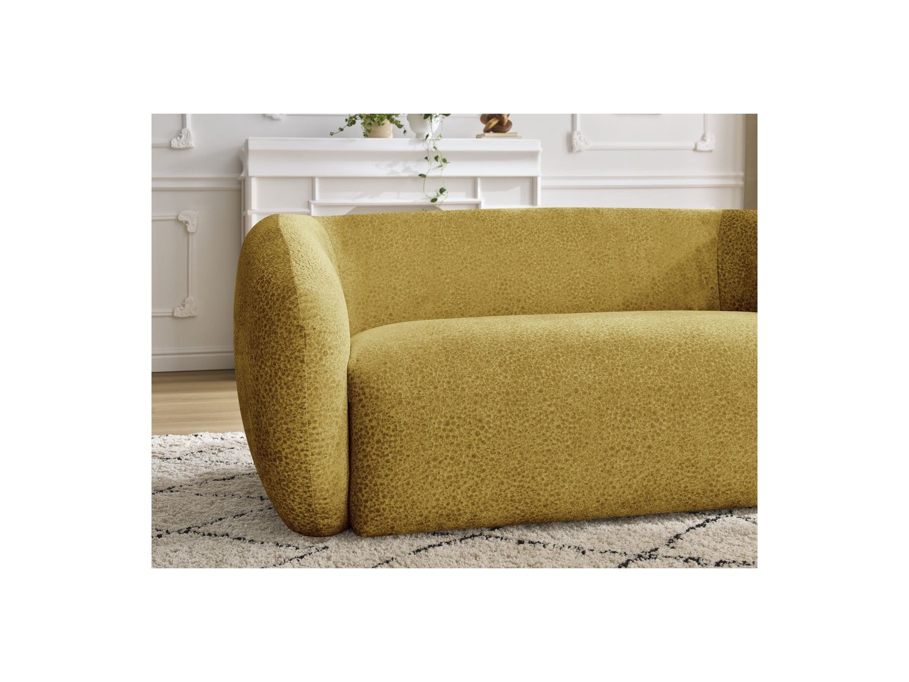 Celine - Canapé Droit Fixe 2 Places - Tissu Texturé