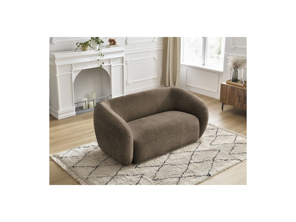 Celine - Canapé Droit Fixe 2 Places - Tissu Texturé