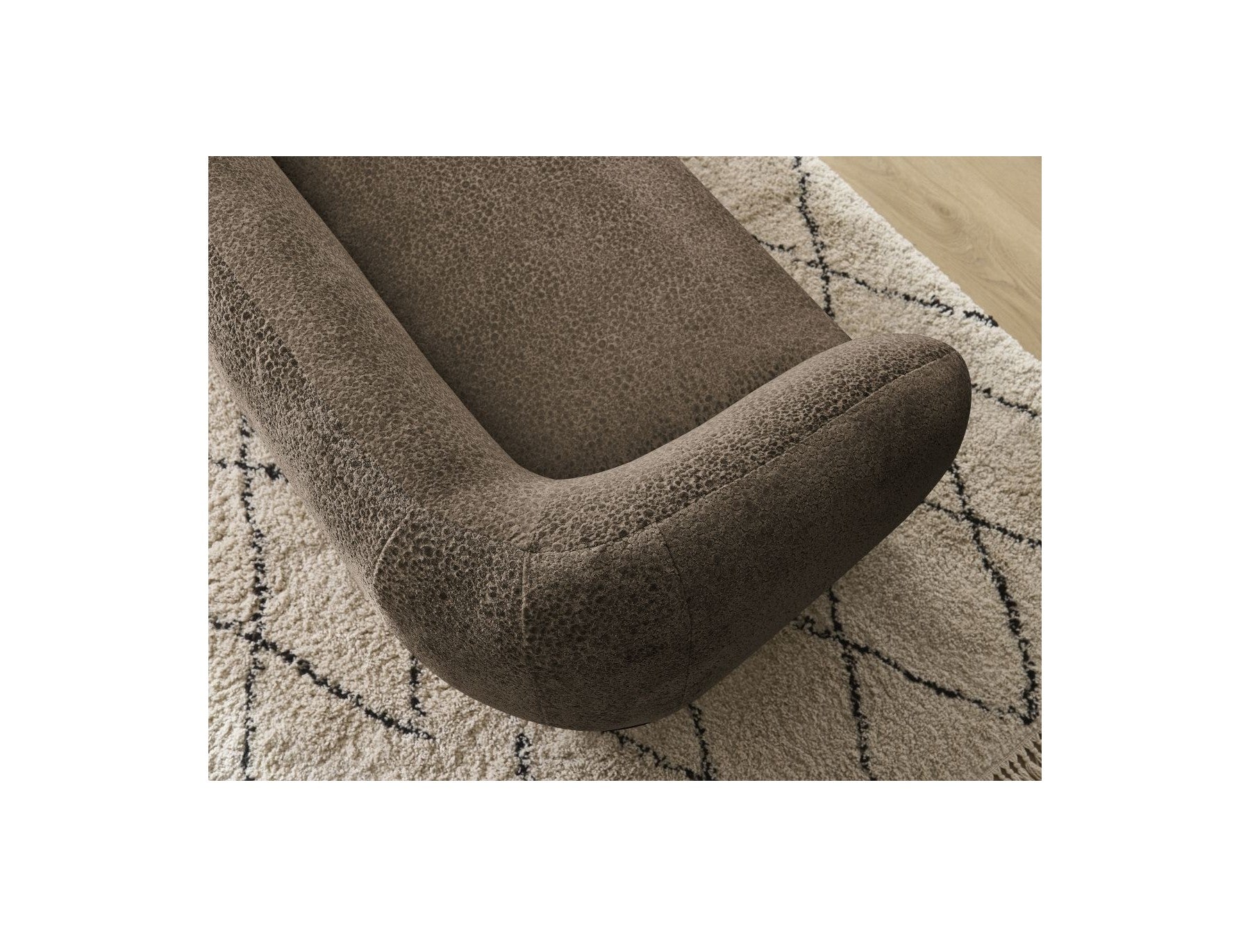 Celine - Canapé Droit Fixe 2 Places - Tissu Texturé