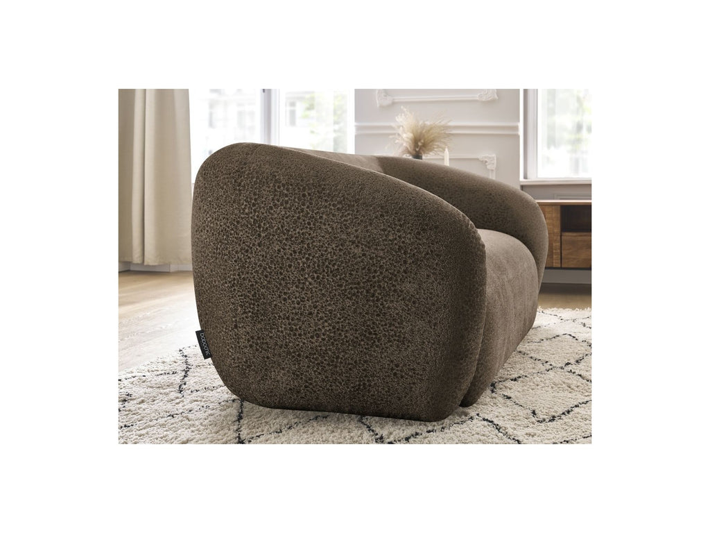 Celine - Canapé Droit Fixe 2 Places - Tissu Texturé