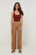 Trousers - Camel - Women