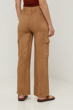 Trousers - Camel - Women