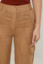 Trousers - Camel - Women