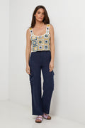 Trousers - Navy - Women