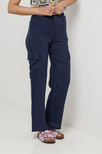 Trousers - Navy - Women