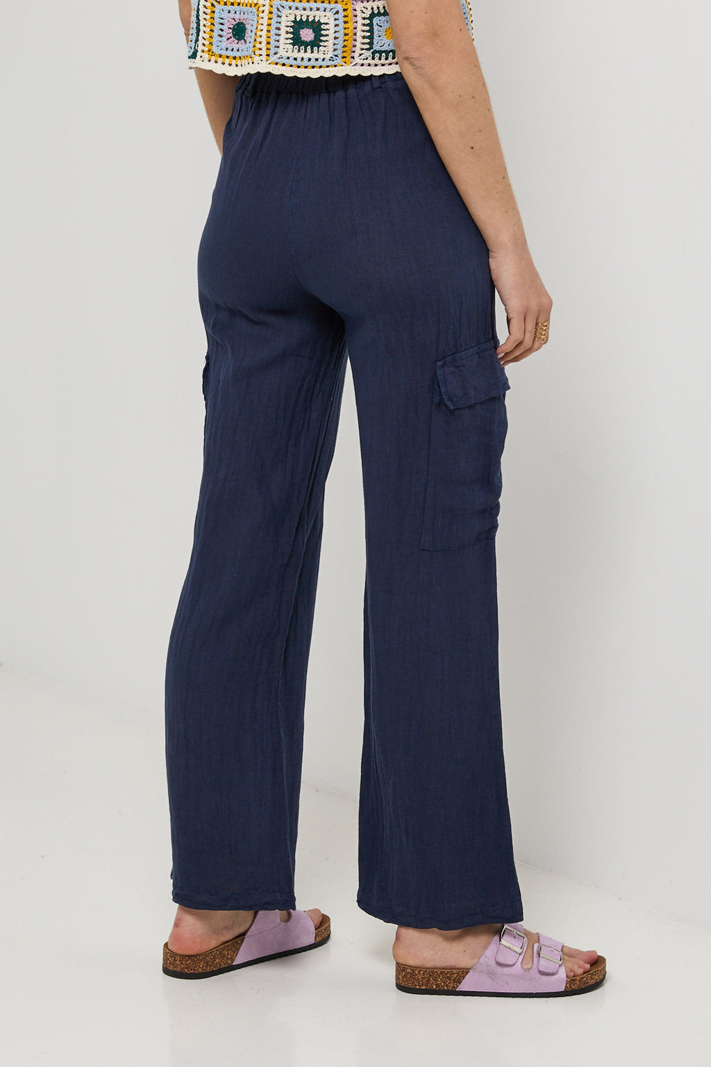 Trousers - Navy - Women