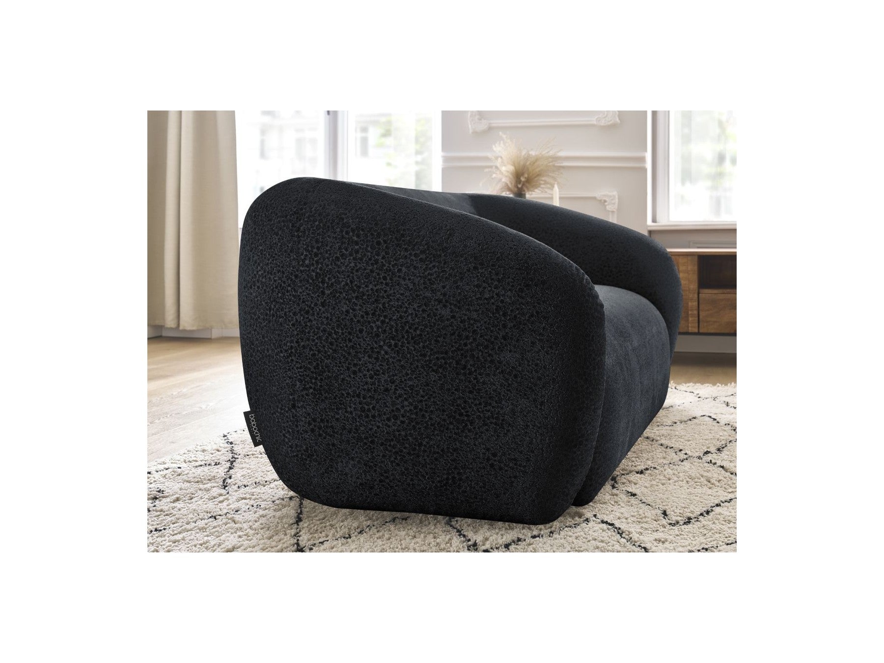 Celine - Canapé Droit Fixe 2 Places - Tissu Texturé