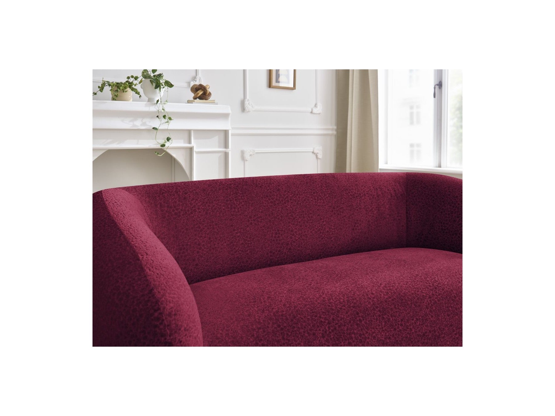 Celine - Canapé Droit Fixe 2 Places - Tissu Texturé