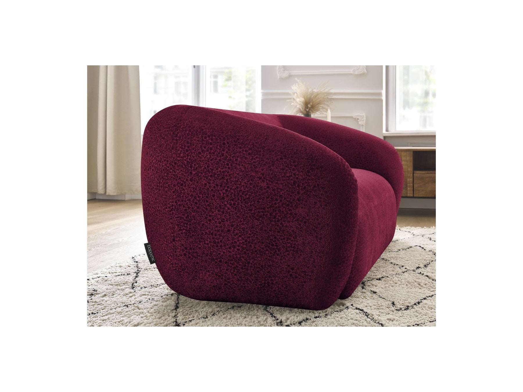Celine - Canapé Droit Fixe 2 Places - Tissu Texturé