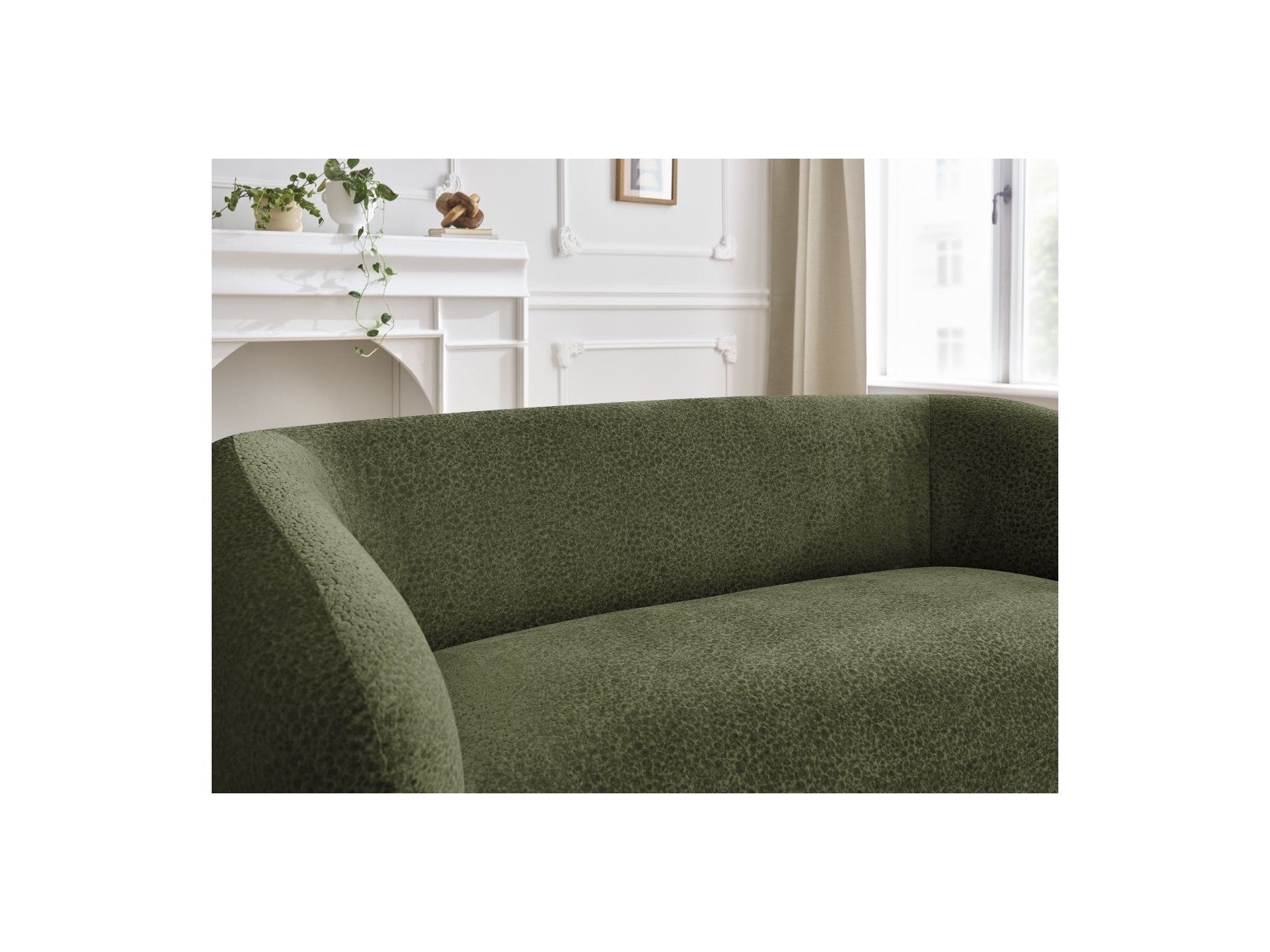 Celine - Canapé Droit Fixe 2 Places - Tissu Texturé