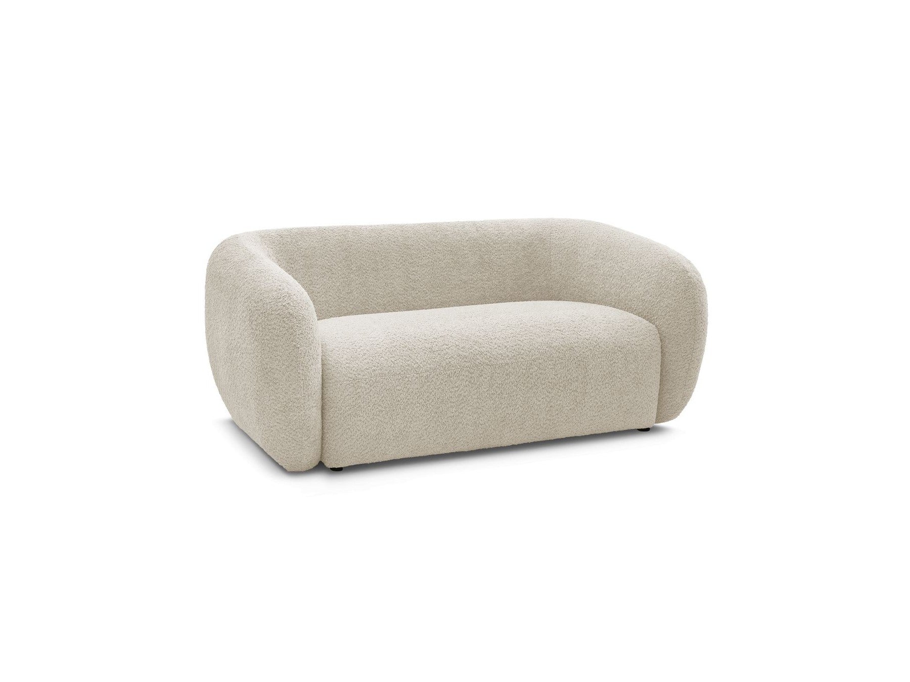 Celine - Canapé Droit Fixe 2 Places - Tissu Bouclette