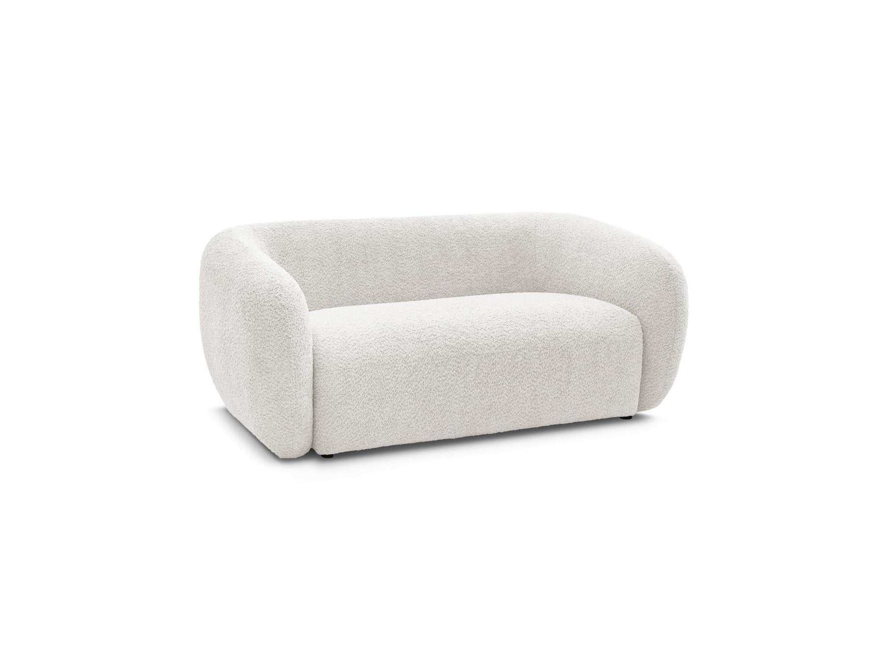 Celine - Canapé Droit Fixe 2 Places - Tissu Bouclette