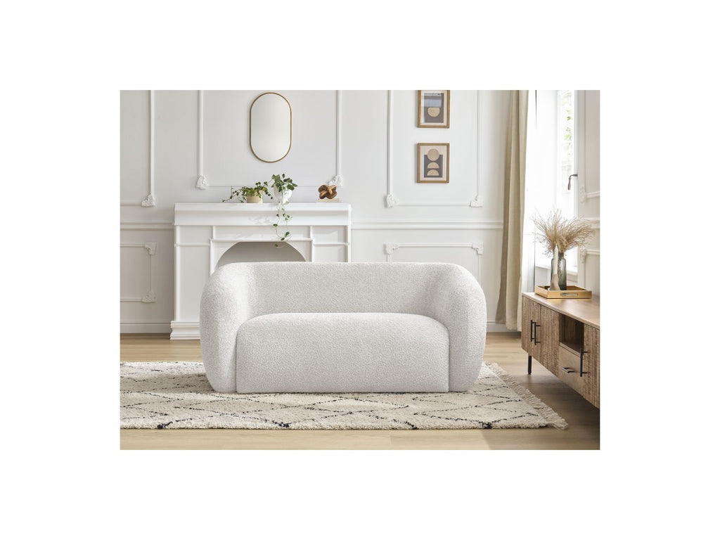 Celine - Canapé Droit Fixe 2 Places - Tissu Bouclette