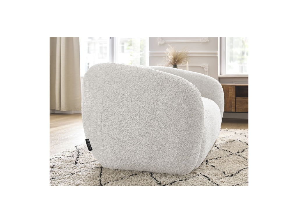 Celine - Canapé Droit Fixe 2 Places - Tissu Bouclette