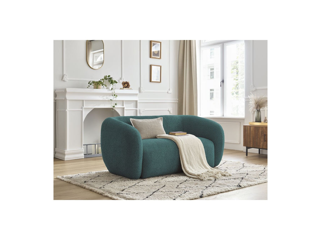Celine - Canapé Droit Fixe 2 Places - Tissu Bouclette