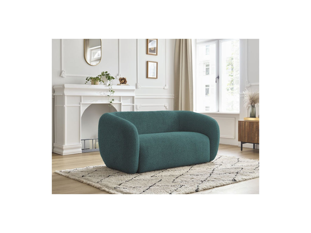 Celine - Canapé Droit Fixe 2 Places - Tissu Bouclette
