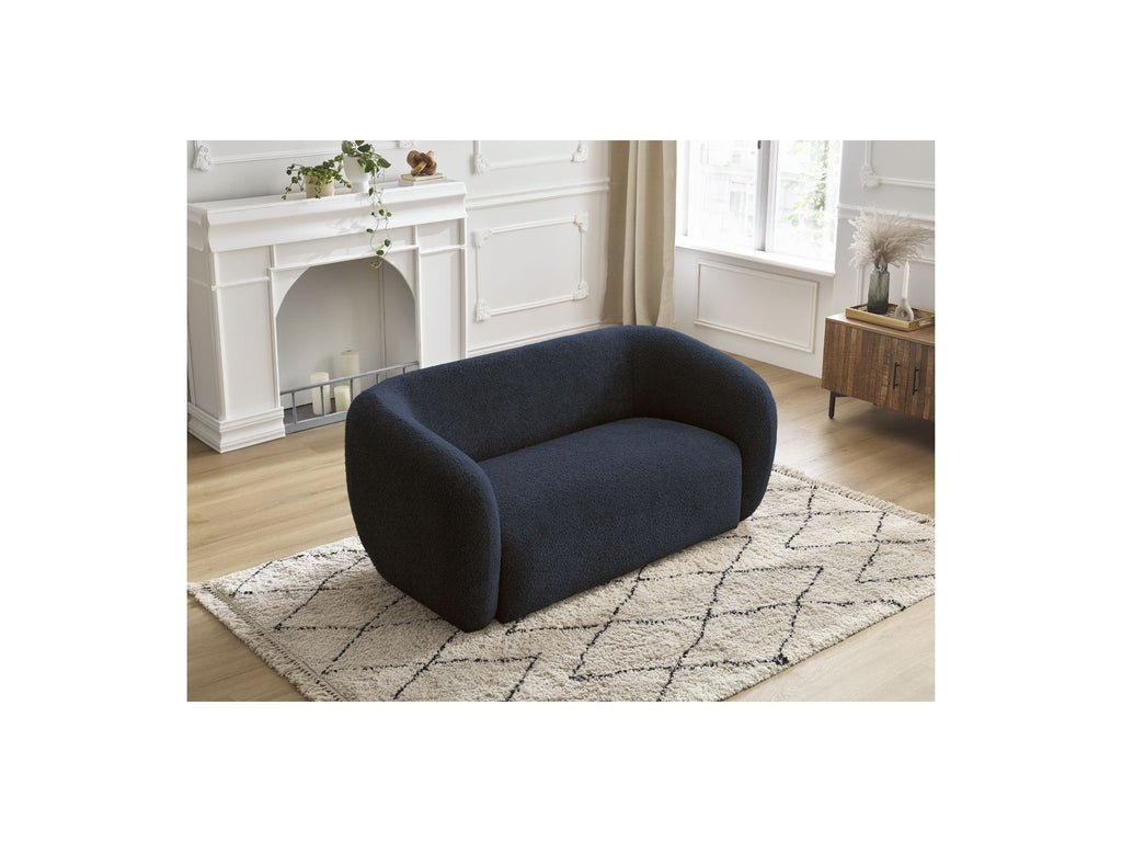 Celine - Canapé Droit Fixe 2 Places - Tissu Bouclette