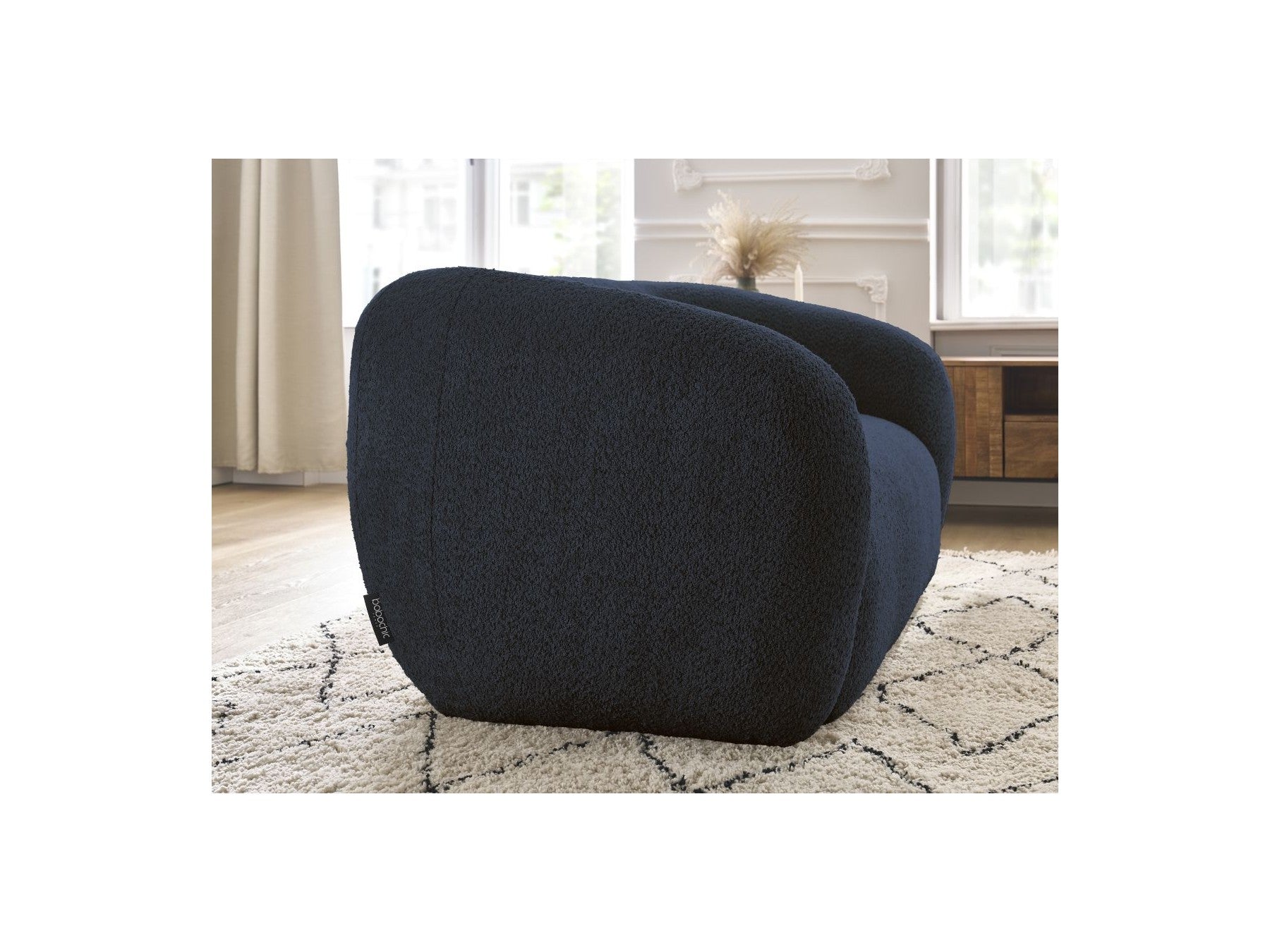 Celine - Canapé Droit Fixe 2 Places - Tissu Bouclette