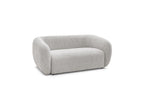 Celine - Canapé Droit Fixe 2 Places - Tissu Bouclette