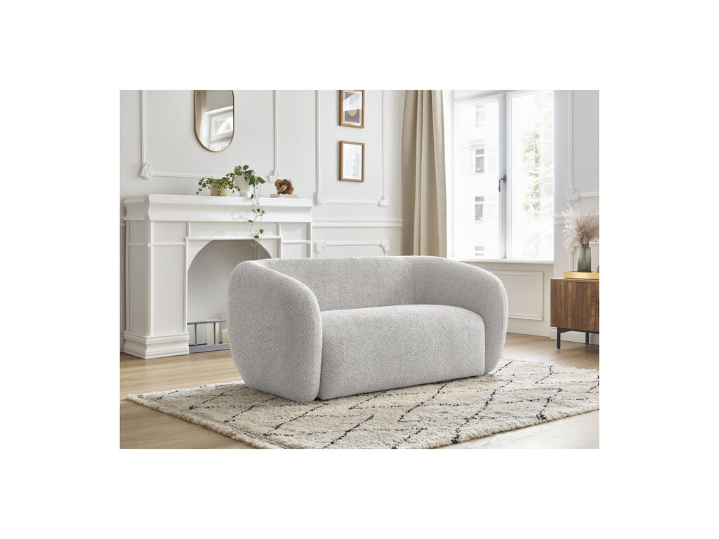 Celine - Canapé Droit Fixe 2 Places - Tissu Bouclette