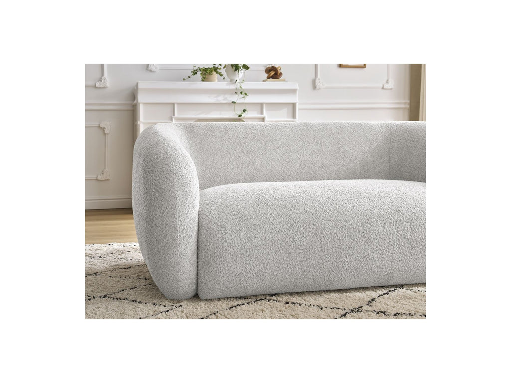 Celine - Canapé Droit Fixe 2 Places - Tissu Bouclette