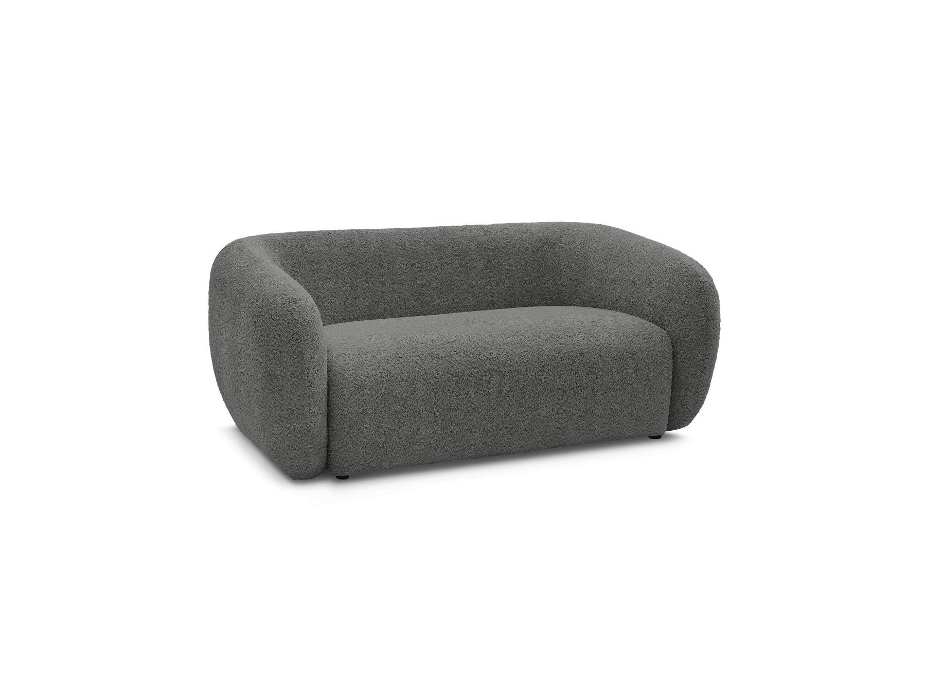Celine - Canapé Droit Fixe 2 Places - Tissu Bouclette