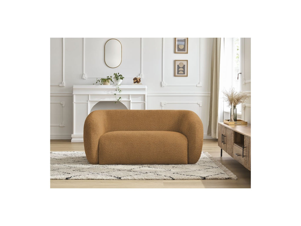 Celine - Canapé Droit Fixe 2 Places - Tissu Bouclette