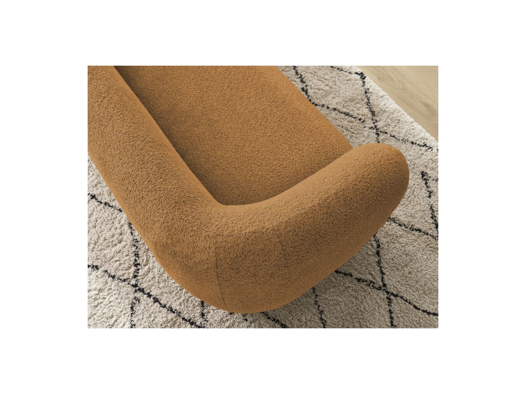 Celine - Canapé Droit Fixe 2 Places - Tissu Bouclette
