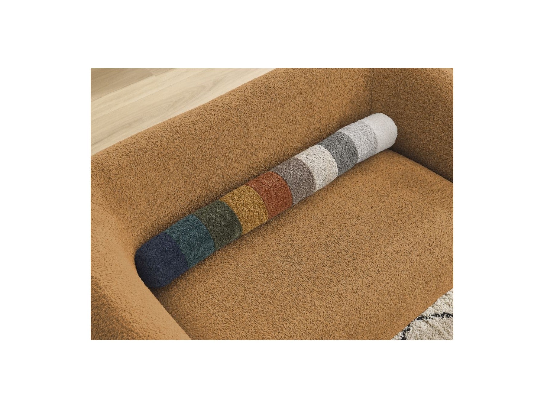 Celine - Canapé Droit Fixe 2 Places - Tissu Bouclette