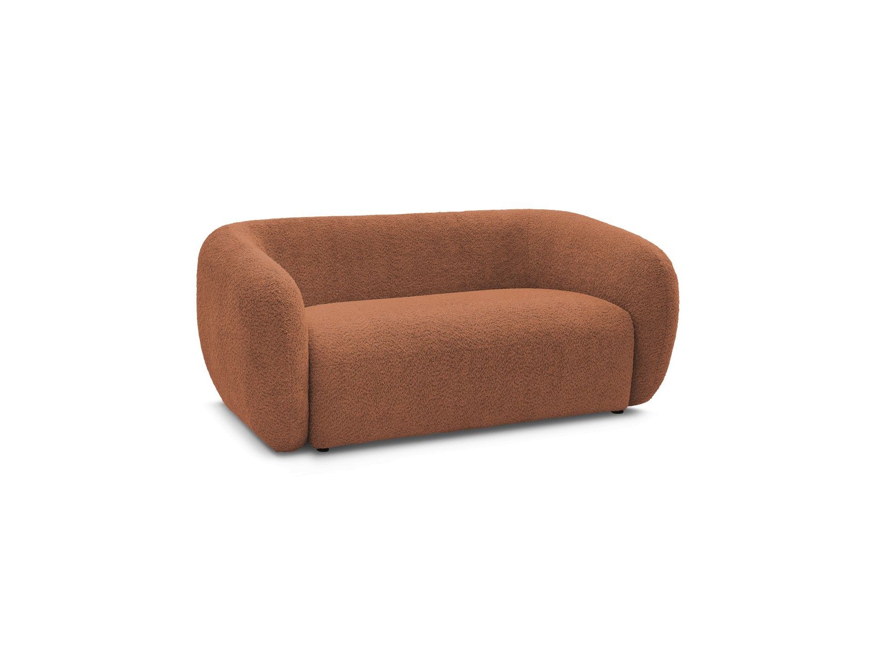 Celine - Canapé Droit Fixe 2 Places - Tissu Bouclette