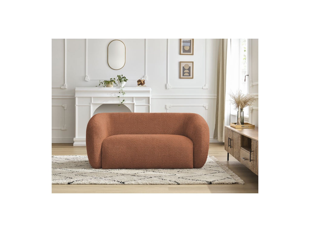 Celine - Canapé Droit Fixe 2 Places - Tissu Bouclette