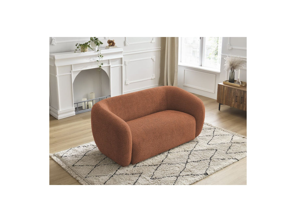 Celine - Canapé Droit Fixe 2 Places - Tissu Bouclette