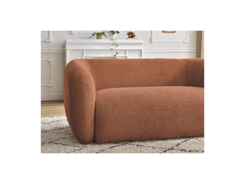 Celine - Canapé Droit Fixe 2 Places - Tissu Bouclette