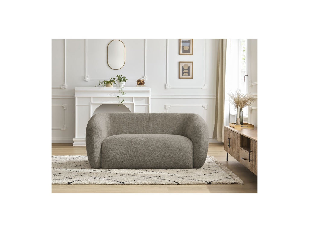 Celine - Canapé Droit Fixe 2 Places - Tissu Bouclette