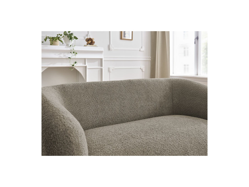Celine - Canapé Droit Fixe 2 Places - Tissu Bouclette