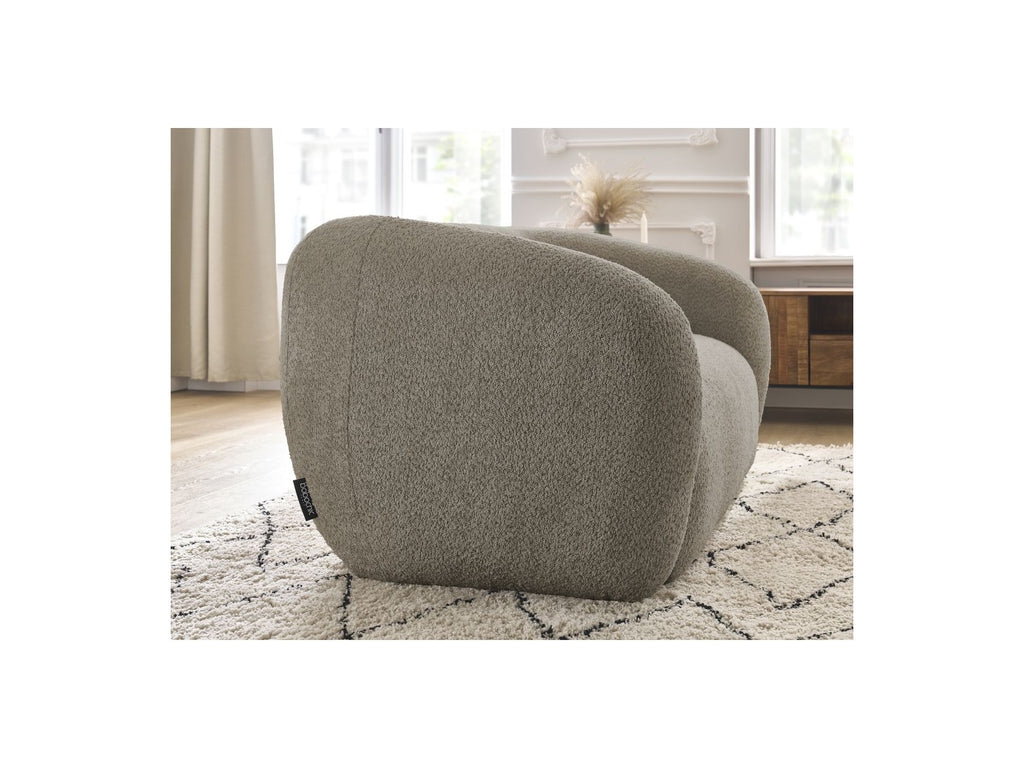 Celine - Canapé Droit Fixe 2 Places - Tissu Bouclette