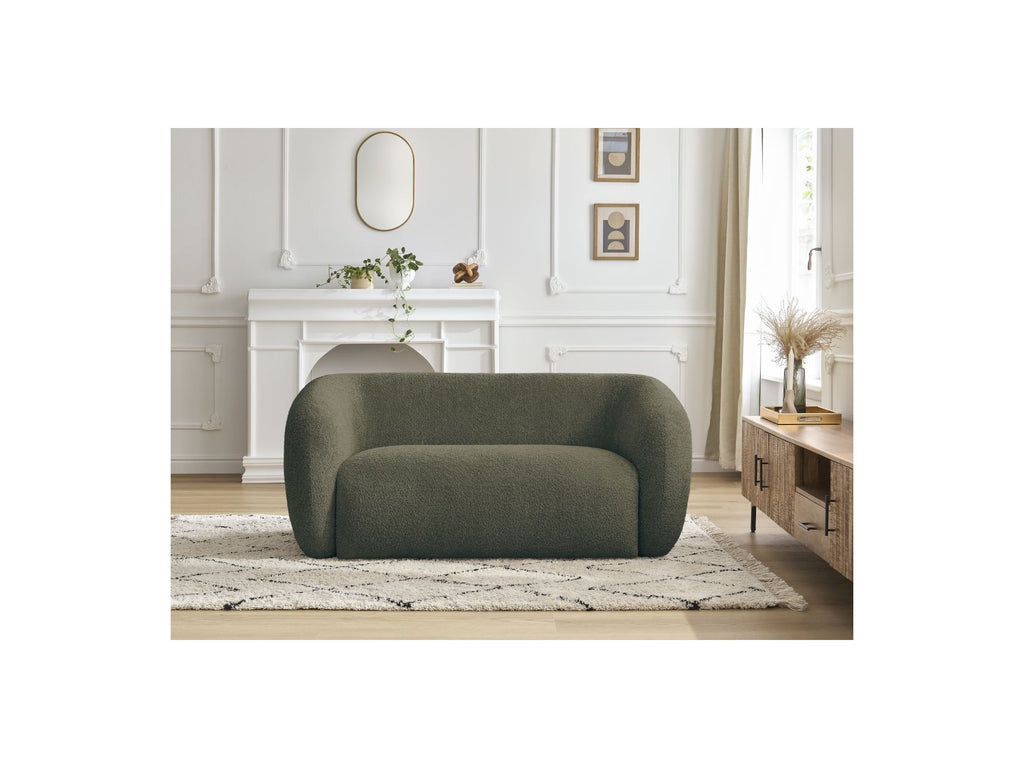 Celine - Canapé Droit Fixe 2 Places - Tissu Bouclette