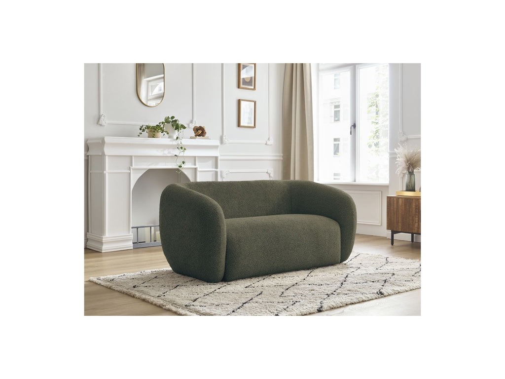 Celine - Canapé Droit Fixe 2 Places - Tissu Bouclette