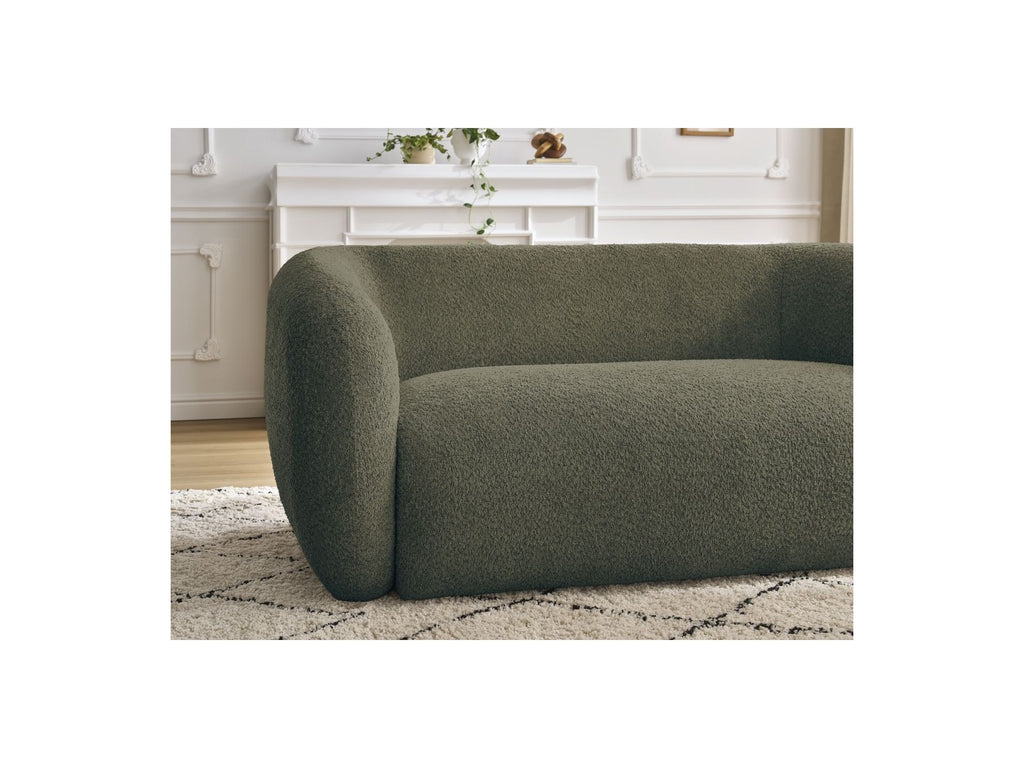 Celine - Canapé Droit Fixe 2 Places - Tissu Bouclette