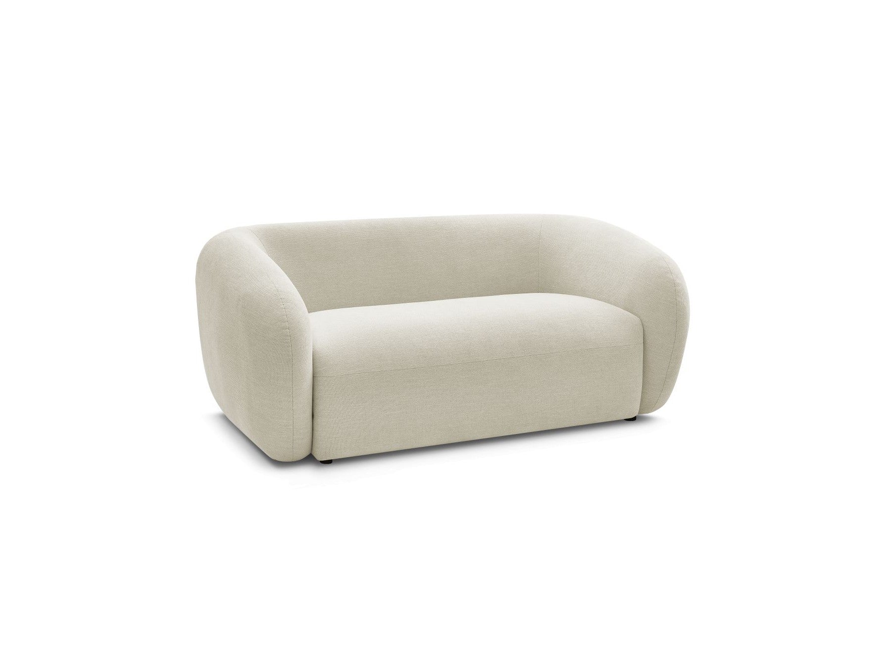 Celine - Canapé Droit Fixe 2 Places - Tissu Lisse