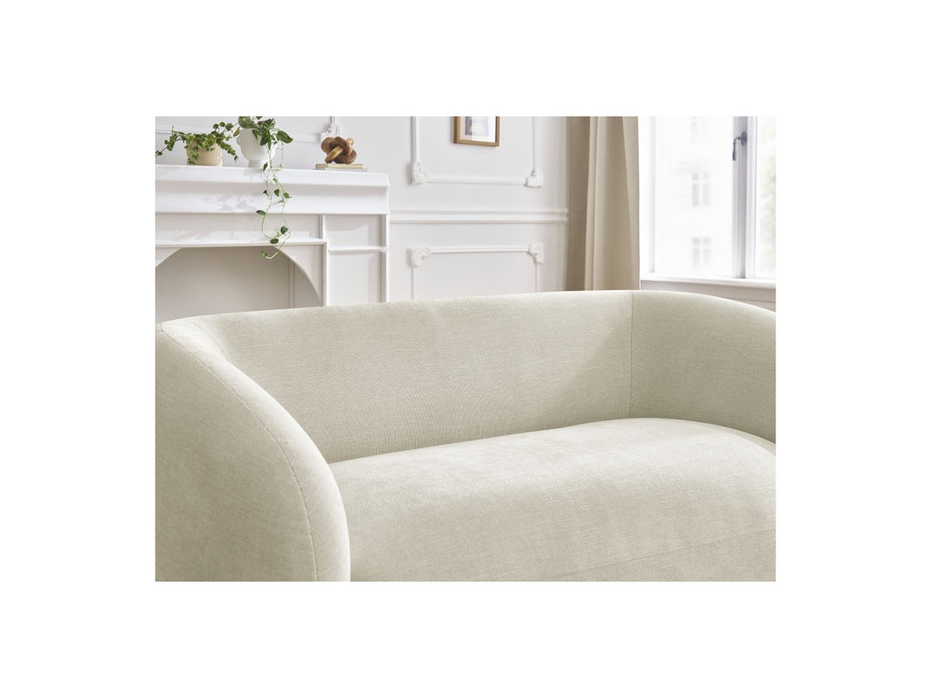 Celine - Canapé Droit Fixe 2 Places - Tissu Lisse