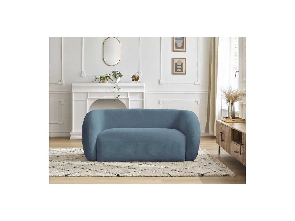 Celine - Canapé Droit Fixe 2 Places - Tissu Lisse