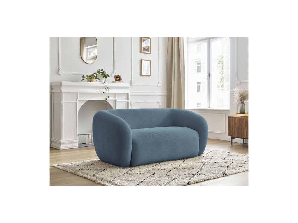 Celine - Canapé Droit Fixe 2 Places - Tissu Lisse