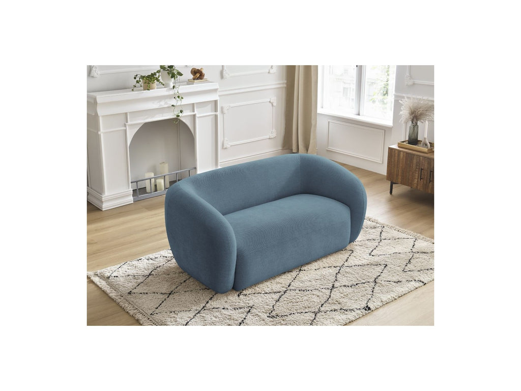 Celine - Canapé Droit Fixe 2 Places - Tissu Lisse