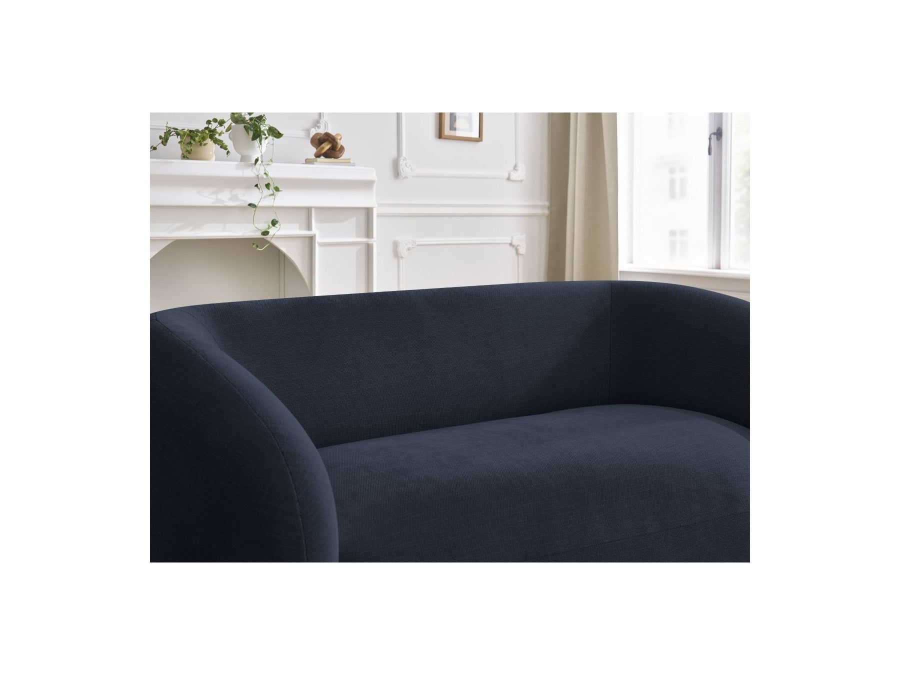 Celine - Canapé Droit Fixe 2 Places - Tissu Lisse