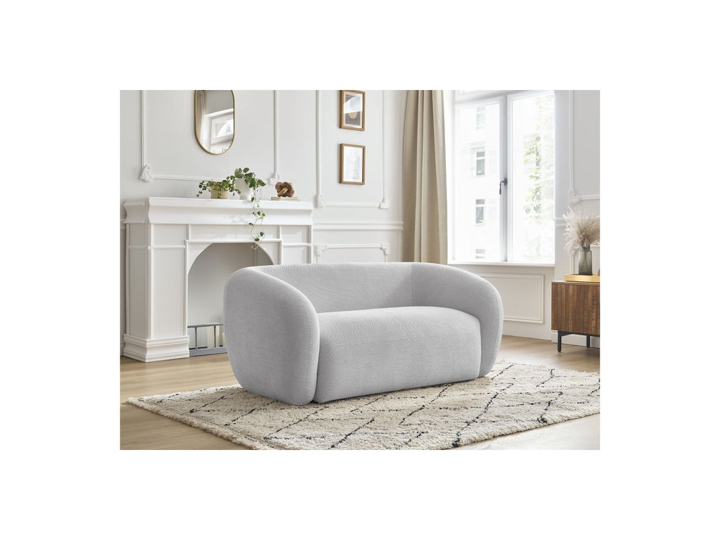 Celine - Canapé Droit Fixe 2 Places - Tissu Lisse