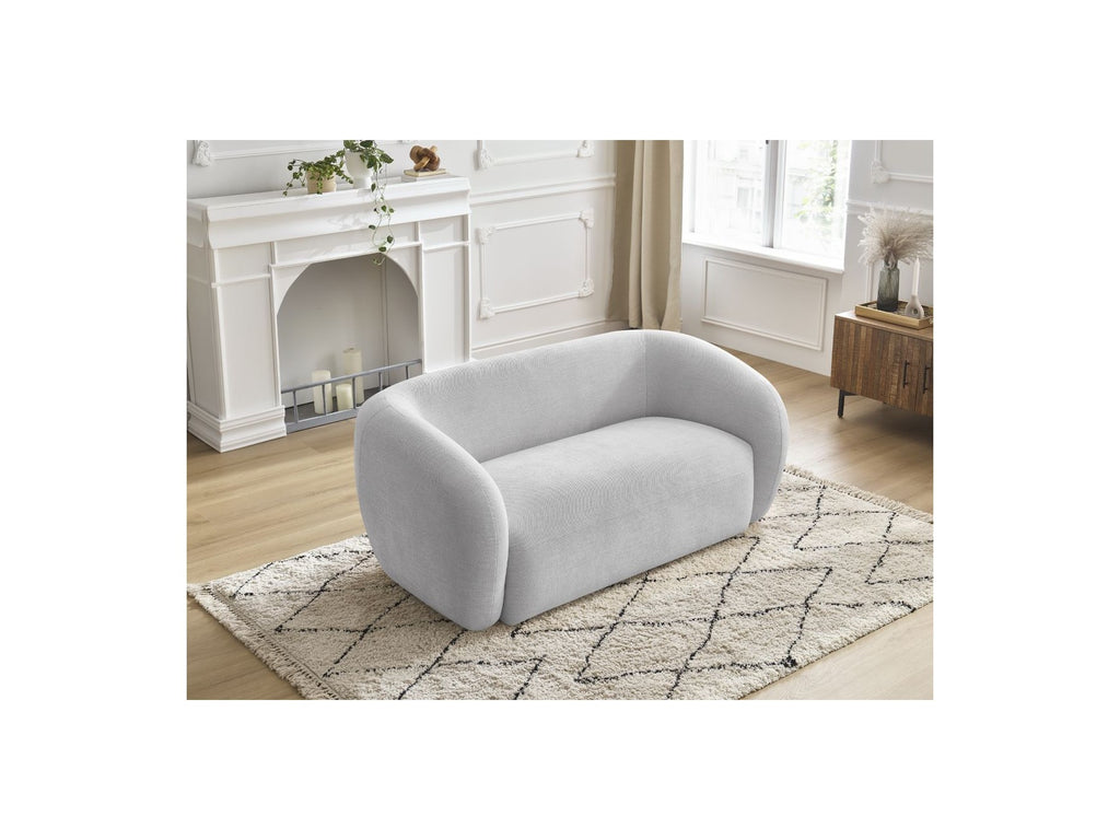 Celine - Canapé Droit Fixe 2 Places - Tissu Lisse