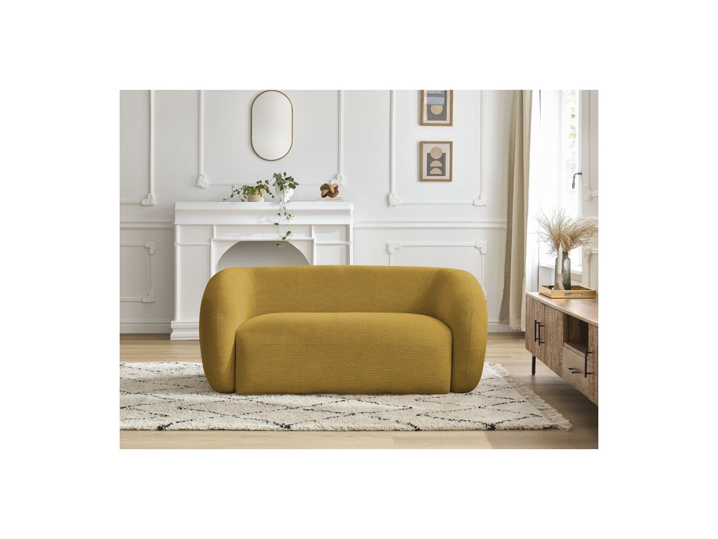Celine - Canapé Droit Fixe 2 Places - Tissu Lisse